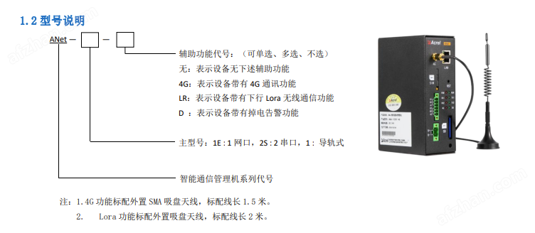新能源行业安科瑞边缘计算网关软硬件加密失电报警硬件看门狗在新能源行业