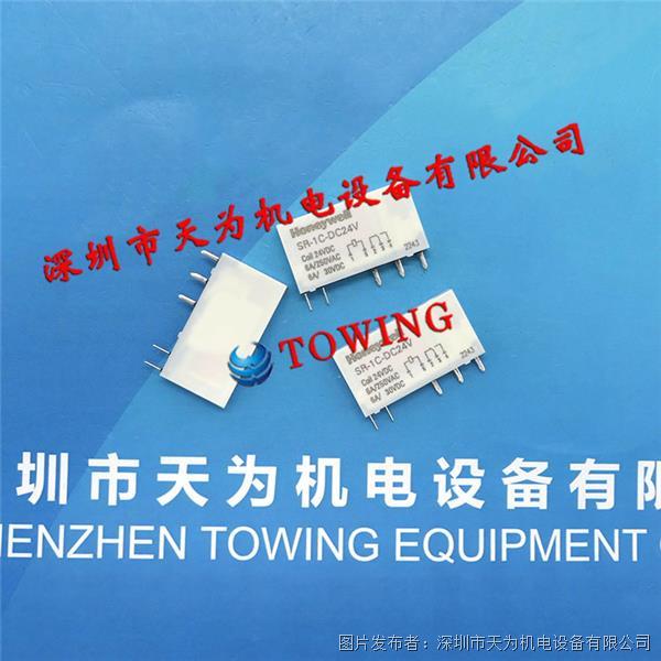 霍尼韦尔超薄型中间继电器SR-1C-DC24V