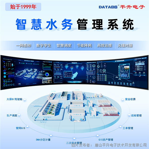 智慧水务管理系统 智慧供水整体方案 智慧水务综合管理软件系统
